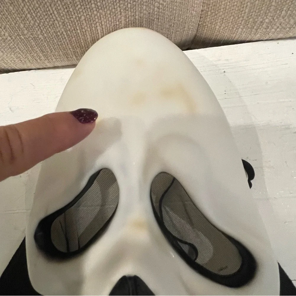 Scream Ghost Face Mask Halloween Horror Scary Mask Halloween No Hood